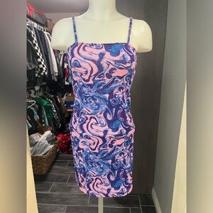 NWT BP Purple, Pink, and Blue Mini Dress
